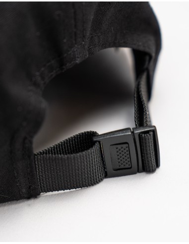 5 panel Cap in Black
