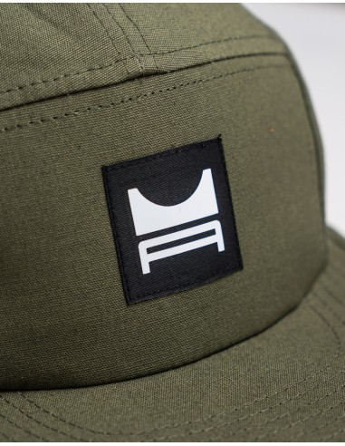 5 panel Cap Green olive