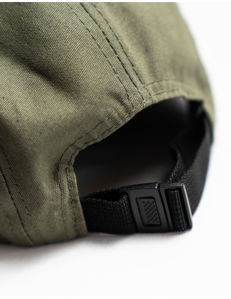 5 panel Cap Green olive