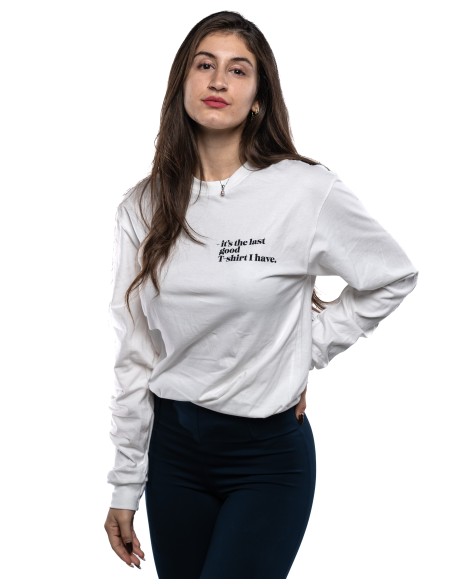 Maglia a maniche lunghe Bianca