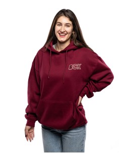 Hoodie DCK bordeaux