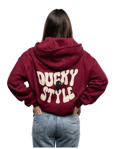 Hoodie DCK bordeaux 2