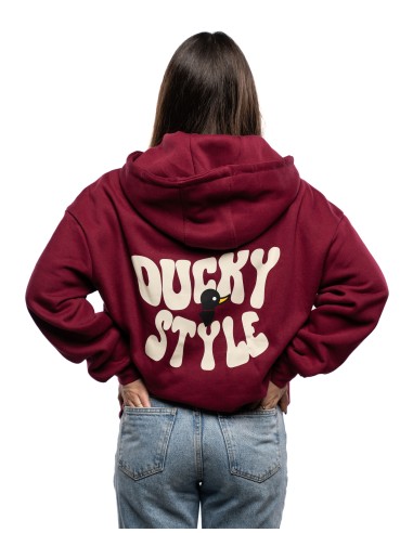 Hoodie DCK bordeaux