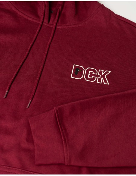 Hoodie DCK bordeaux