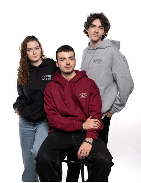 Hoodie DCK bordeaux
