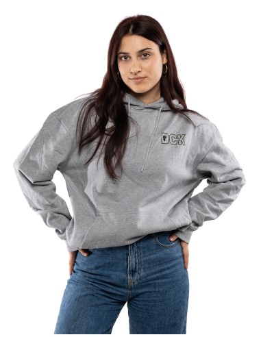 Hoodie DCK grigia