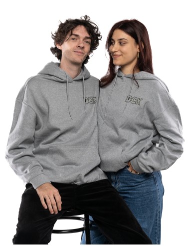 Hoodie DCK grigia