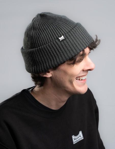 Beanie grigio grafite