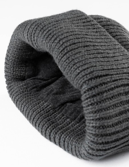 Beanie graphite grey