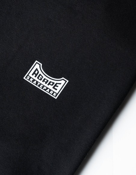 Black crewneck sweatshirt