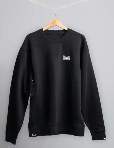 Felpa girocollo black