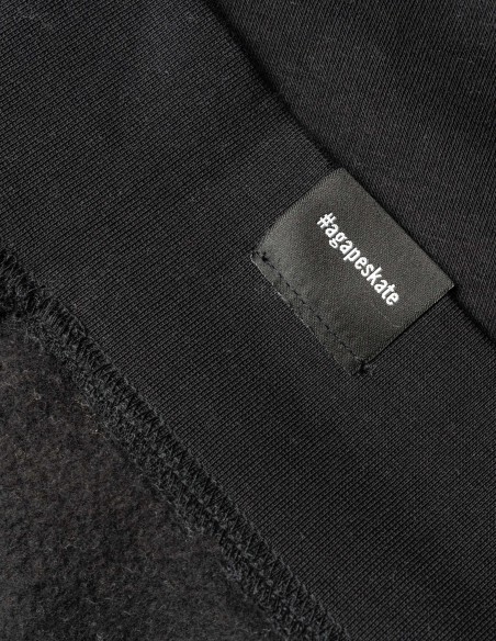 Black crewneck sweatshirt