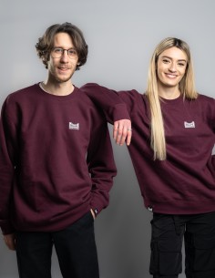 Bordeaux crewneck sweatshirt 2