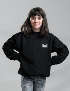 Felpa girocollo Junior black